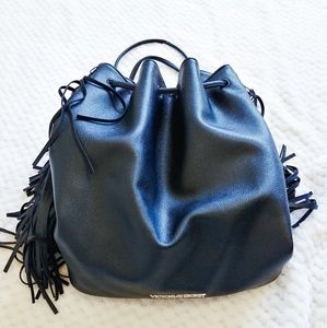Victoria's Secret Leather bucket back pack